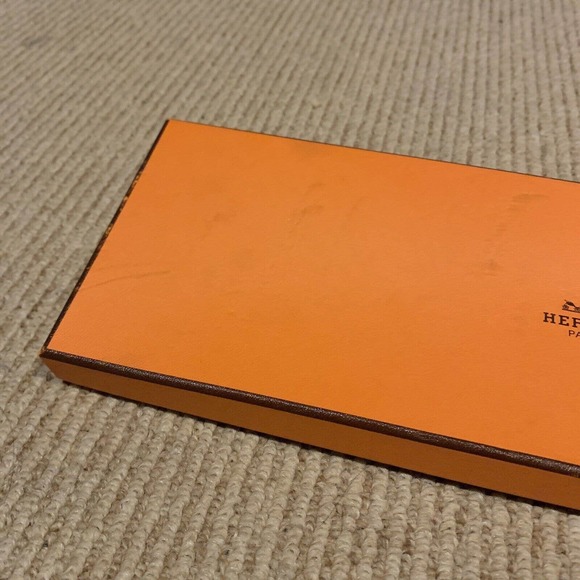 Hermes 100% Silk Made In France Rope Triangle Pattern NIB - Picture 9 of 10